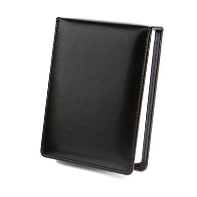 DELUXE DESK JOTTER in Black E Leather