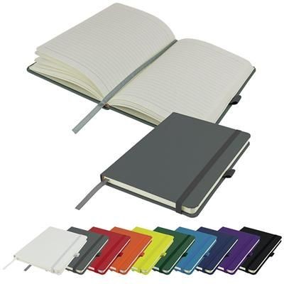 DIMES A5 LINED SOFT TOUCH PU NOTE BOOK in Grey