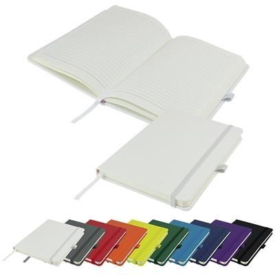 DIMES A5 LINED SOFT TOUCH PU NOTE BOOK in White