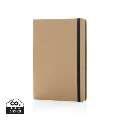 ECO-FRIENDLY A5 KRAFT NOTE BOOK in Black