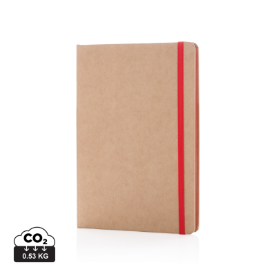 ECO-FRIENDLY A5 KRAFT NOTE BOOK in Red