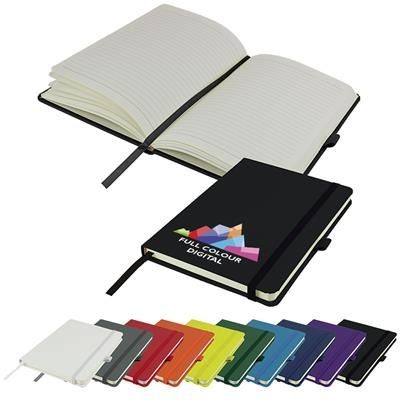 FULL COLOUR PRINTED DIMES A5 LINED SOFT TOUCH PU NOTE BOOK