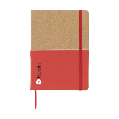 JOURNAL CORK PAPER NOTE BOOK in Red