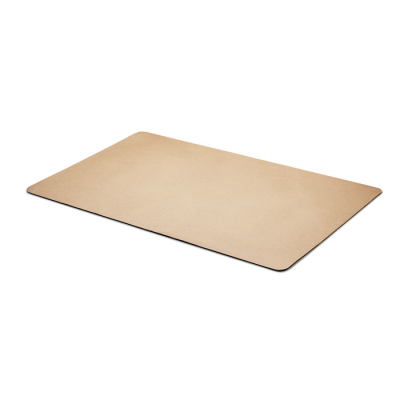 LARGE RECYCLED PAPER DESK PAD in Brown