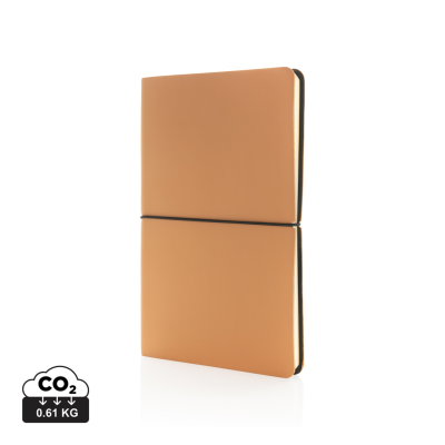 MODERN DELUXE SOFTCOVER A5 NOTE BOOK in Brown