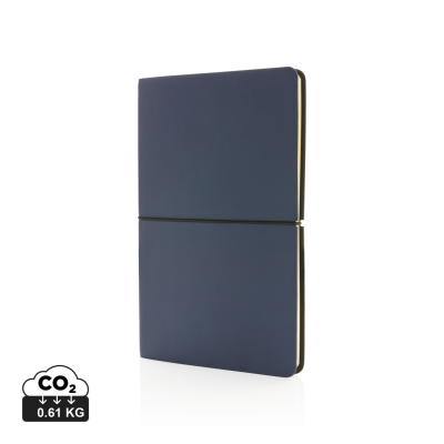 MODERN DELUXE SOFTCOVER A5 NOTE BOOK in Navy