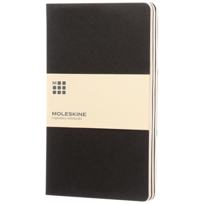 MOLESKINE CAHIER JOURNAL L - RULED in Solid Black