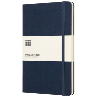 MOLESKINE CLASSIC L HARD COVER NOTE BOOK - DOTTED in Sapphire Blue