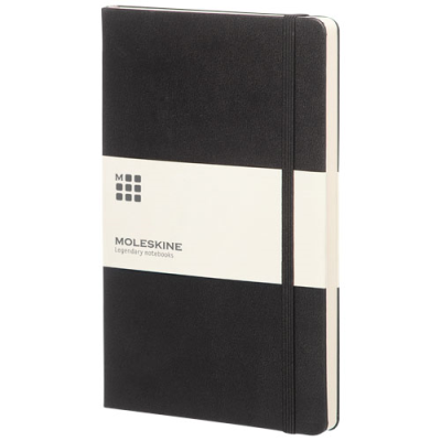 MOLESKINE CLASSIC L HARD COVER NOTE BOOK - DOTTED in Solid Black