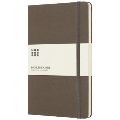 MOLESKINE CLASSIC L HARD COVER NOTE BOOK - RULED in Earth Brown