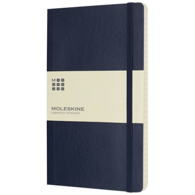 MOLESKINE CLASSIC L SOFT COVER NOTE BOOK - RULED in Sapphire Blue