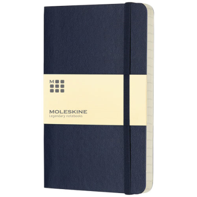 MOLESKINE CLASSIC PK SOFT COVER NOTE BOOK - RULED in Sapphire Blue