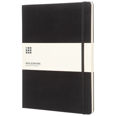 MOLESKINE CLASSIC XL HARD COVER NOTE BOOK - RULED in Solid Black