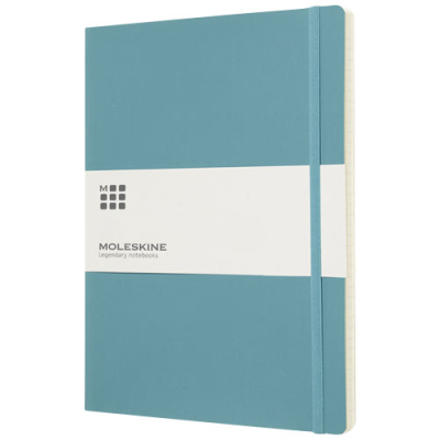 MOLESKINE CLASSIC XL SOFT COVER NOTE BOOK - RULED in Reef Blue