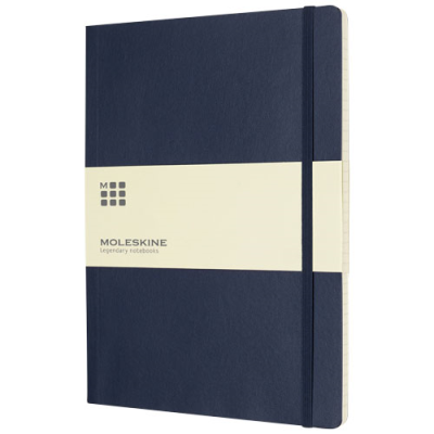 MOLESKINE CLASSIC XL SOFT COVER NOTE BOOK - RULED in Sapphire Blue