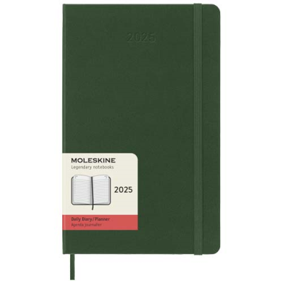 MOLESKINE HARD COVER 12 MONTH L DAILY PLANNER in Myrtle Green