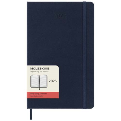 MOLESKINE HARD COVER 12 MONTH L DAILY PLANNER in Sapphire Blue