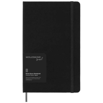 MOLESKINE SMART NOTE BOOK L - RULED in Solid Black