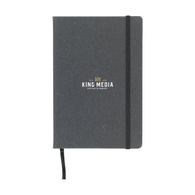 MONTANA BONDED LEATHER - PAPER NOTE BOOK A5 in Black