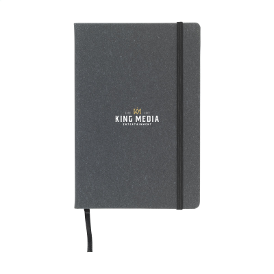 MONTANA BONDED LEATHER PAPER NOTE BOOK A5 in Black