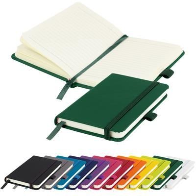 MORIARTY A6 LINED SOFT TOUCH PU NOTE BOOK in Green