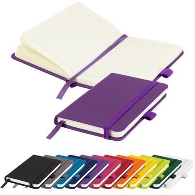 MORIARTY A6 LINED SOFT TOUCH PU NOTE BOOK in Purple