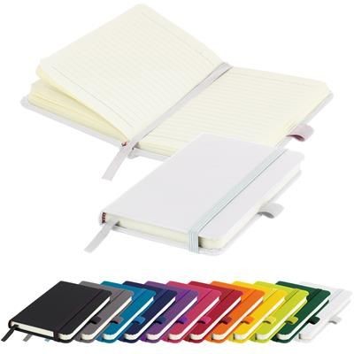 MORIARTY A6 LINED SOFT TOUCH PU NOTE BOOK in White