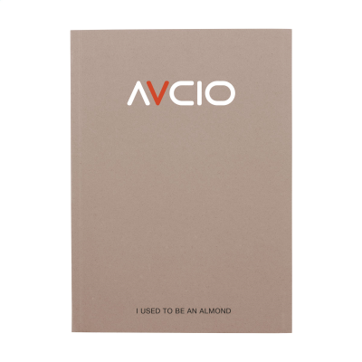 NOTE BOOK AGRICULTURAL WASTE A5 - SOFTCOVER 100 PAPER in Almond