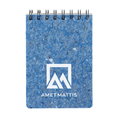 NOTE BOOQ PAPER A6 RING BINDER in Blue