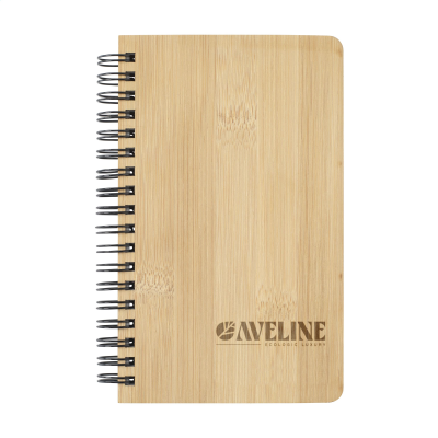 PAPER NOTE BOOK MADE FROM STONEWASTE-BAMBOO A6 in Brown