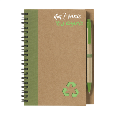 RECYCLE NOTE-L PAPER NOTE BOOK in Green