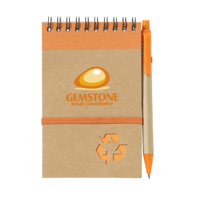 RECYCLENOTE-M PAPER NOTE BOOK in Orange