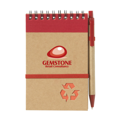 RECYCLENOTE-M PAPER NOTE BOOK in Red