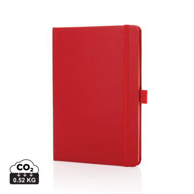 SAM A5 RCS CERTIFIED BONDED LEATHER CLASSIC NOTE BOOK in Red