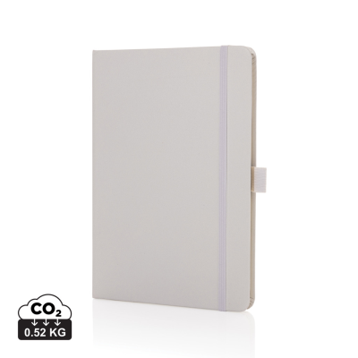 SAM A5 RCS CERTIFIED BONDED LEATHER CLASSIC NOTE BOOK in White