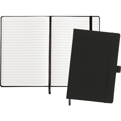 SUNDRIDGE A5 ECO RECYCLED NOTE BOOK in Black