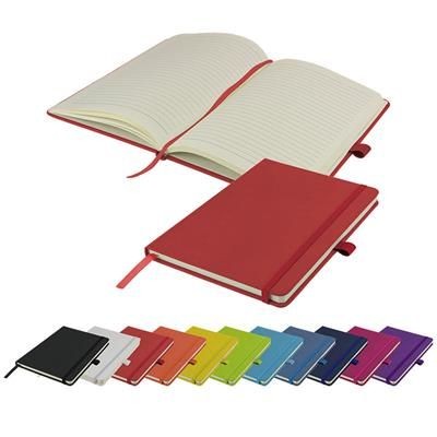 WATSON A5 BUDGET LINED SOFT TOUCH PU NOTE BOOK in Red