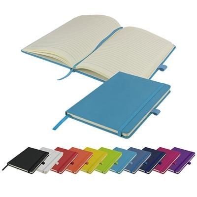 WATSON A5 BUDGET LINED SOFT TOUCH PU NOTE BOOK in Teal