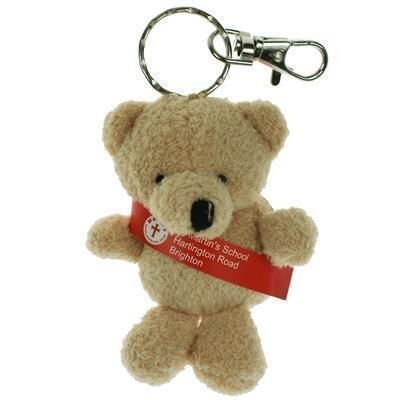 10CM TOBY KEYRING BEAR with Sash