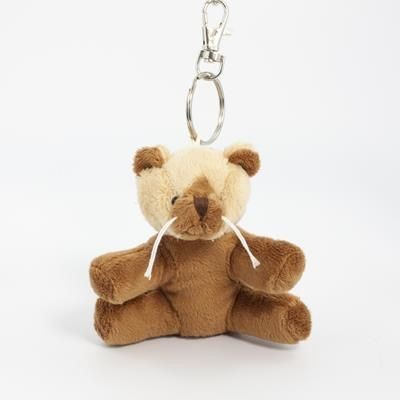 11CM SITTING PATCH KEYRING CAT