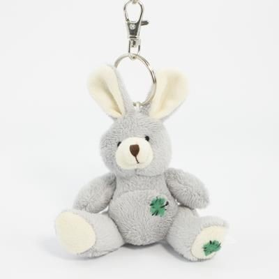 12CM SITTING PATCH KEYRING RABBIT