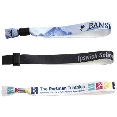 15MM RECYCLED PET EVENT WRIST BAND (UK MADE: DYE SUBLIMATION PRINT)