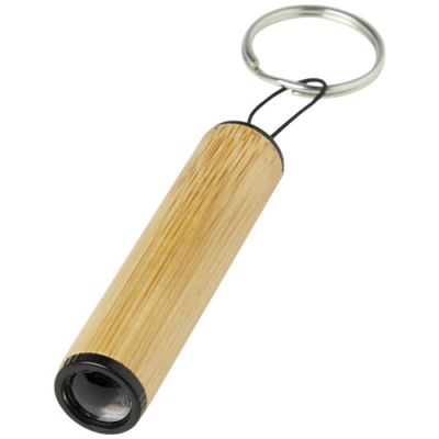 CANE BAMBOO KEYRING with Light in Natural