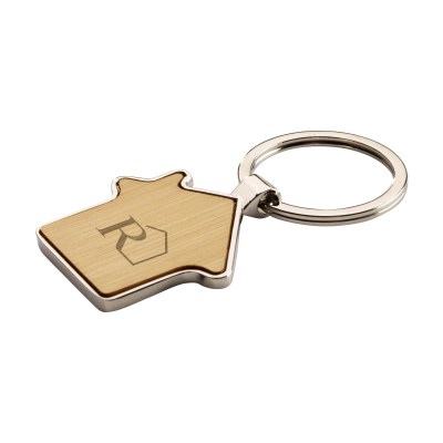 CASA BAMBOO KEYRING in Bamboo