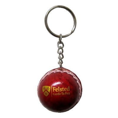 CRICKET BALL KEYRING