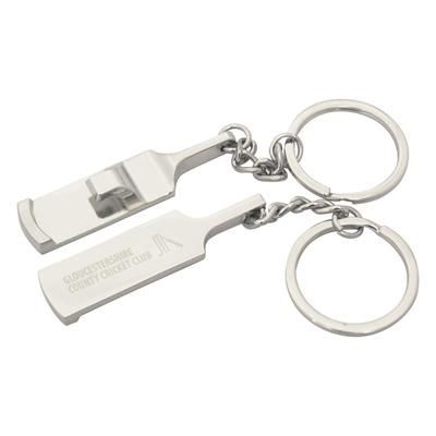 CRICKET BAT BOTTLE OPENER KEYRING