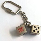 DIE CAST METAL KEYRING