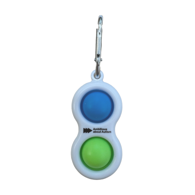 DIMPLE POP FIDGET KEYRING