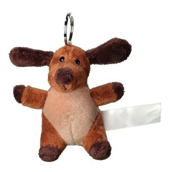 DOG PLUSH KEYRING