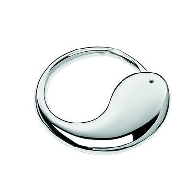 DOLPHIN METAL KEYRING in Silver